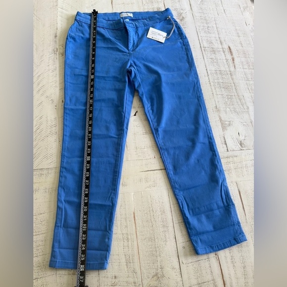 Lila Ryan Size 8p French Blue Trouser all over stretch Ankle -NWT - Petite - Picture 4 of 7